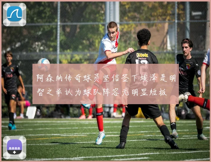 阿森纳传奇球员坚信签下埃泽是明智之举认为球队阵容无明显短板